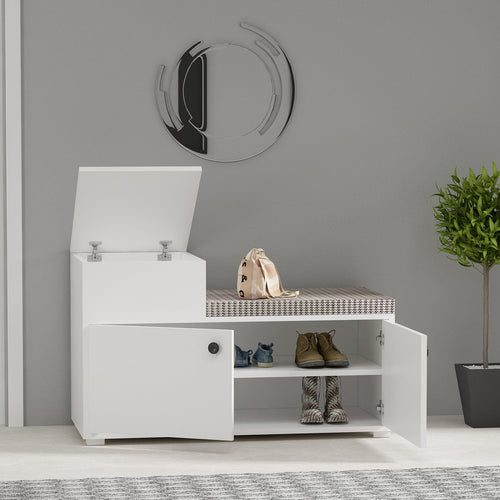 Oyo Panca in tessuto Elegant Bianco