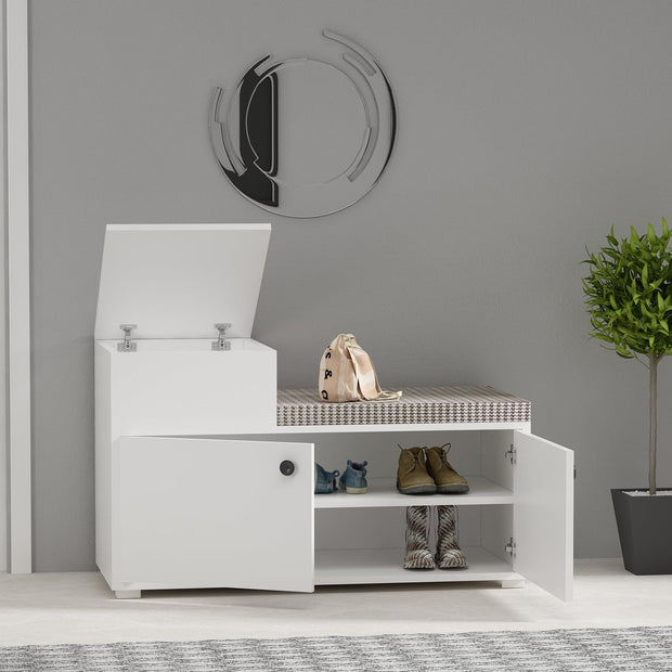 Oyo Panca in tessuto Elegant Bianco