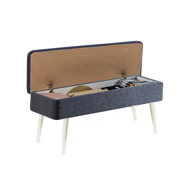 Panca in tessuto Vina 1048 Blu (2)