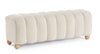 Bizzotto Panca in tessuto Zora Bianco