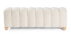 Bizzotto Panca in tessuto Zora Bianco