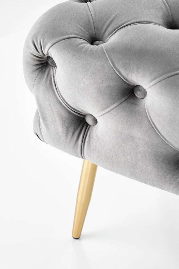 Halmar Panca in velluto Athena Grigio