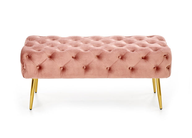Halmar Panca in velluto Athena Rosa