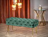 Halmar Panca in velluto Athena Verde