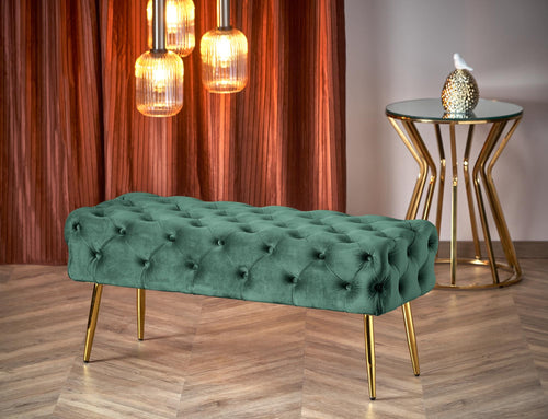 Halmar Panca in velluto Athena Verde