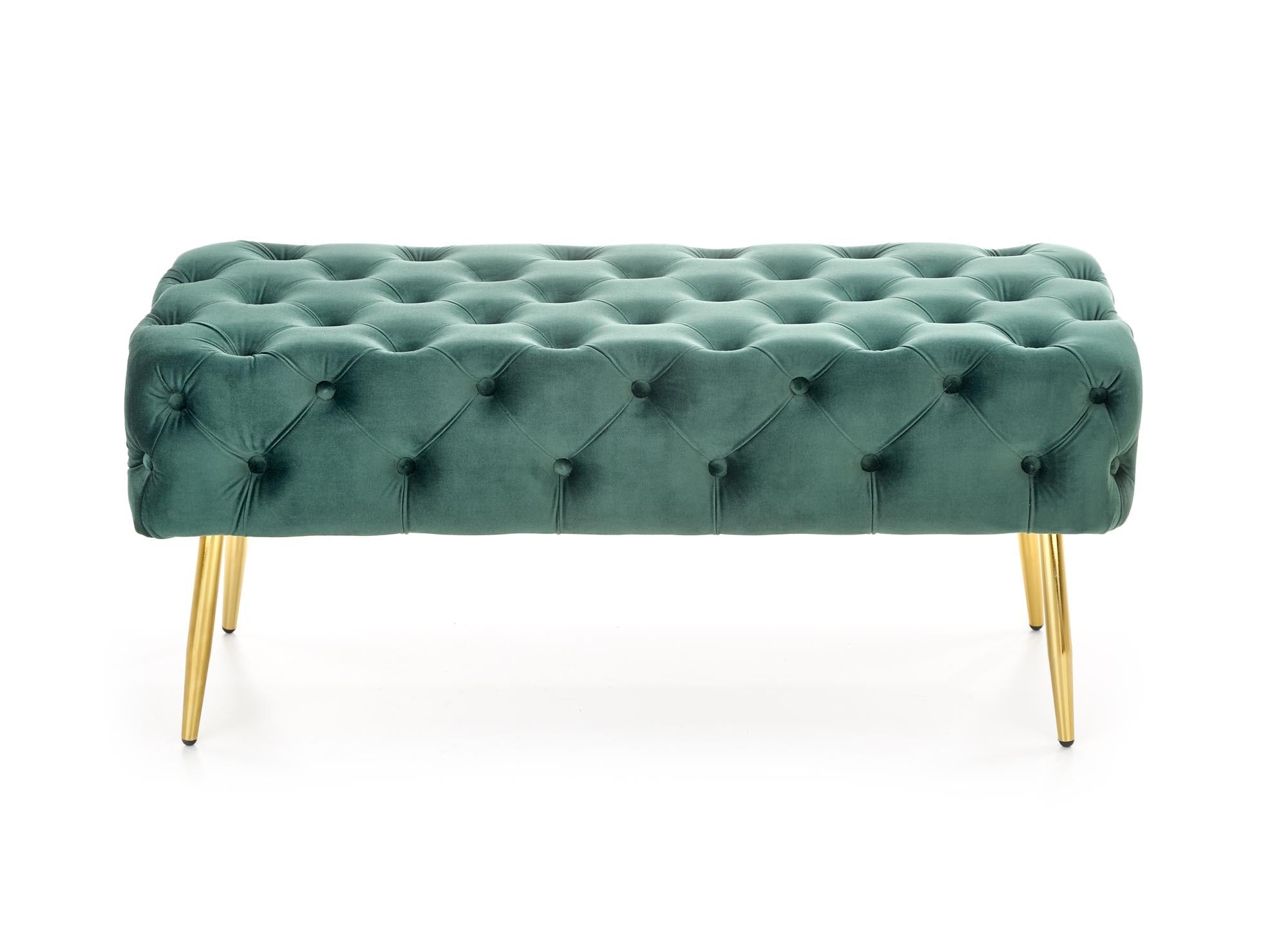 Halmar Panca in velluto Athena Verde