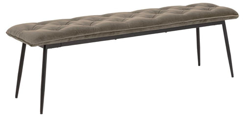 Actona Panca in velluto Brooke Beige