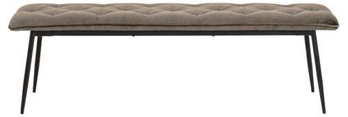 Actona Panca in velluto Brooke Beige
