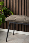 Actona Panca in velluto Brooke Beige