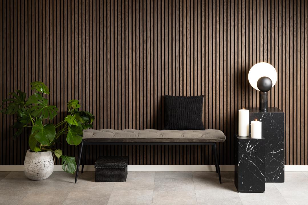 Actona Panca in velluto Brooke Beige