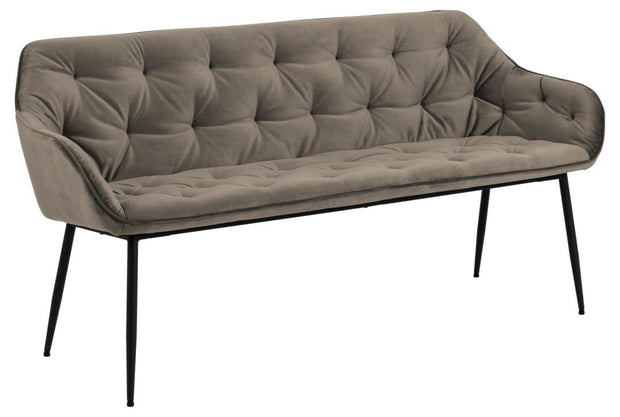 Actona Panca in velluto Brooke Beige