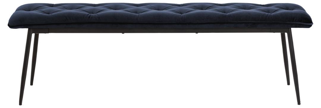 Actona Panca in velluto Brooke Blu