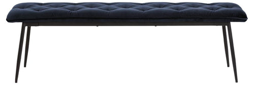 Actona Panca in velluto Brooke Blu