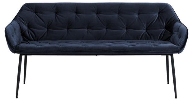 Actona Panca in velluto Brooke Blu