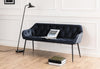 Actona Panca in velluto Brooke Blu