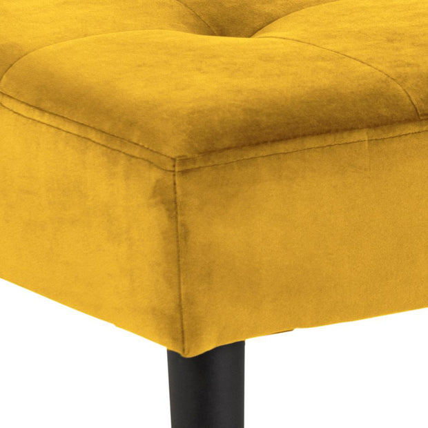 Actona Panca in velluto Glory Giallo