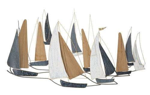 Panello In Ferro Dark Regata cm 132x3,8x76,8