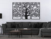 Pannello Albero Della Vita Black Set 3Pz cm 165x2x110 (55x2x110Singolo) (1)
