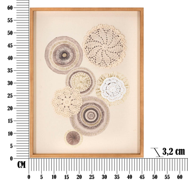 Pannello C/Cornice Circly C/Inserti cm 45x3,2x60 (6)