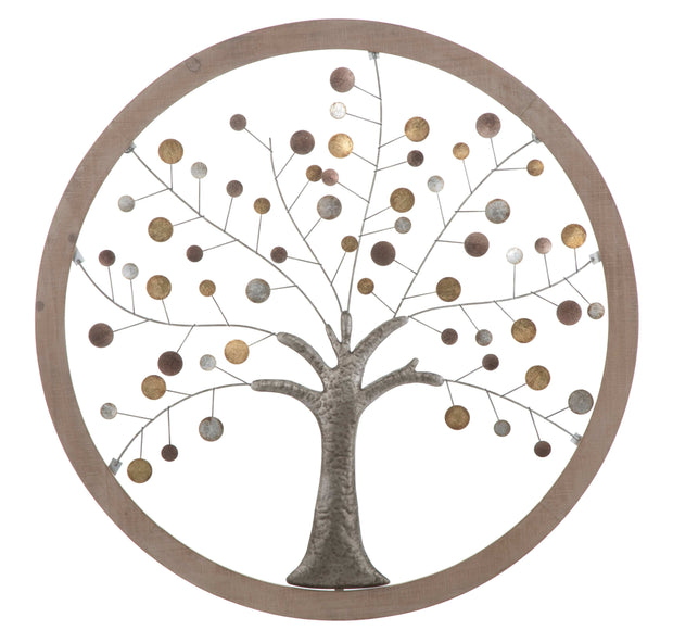 Pannello Da Muro Albero Della Vita Mirror New cm Ø 80x2 (1)
