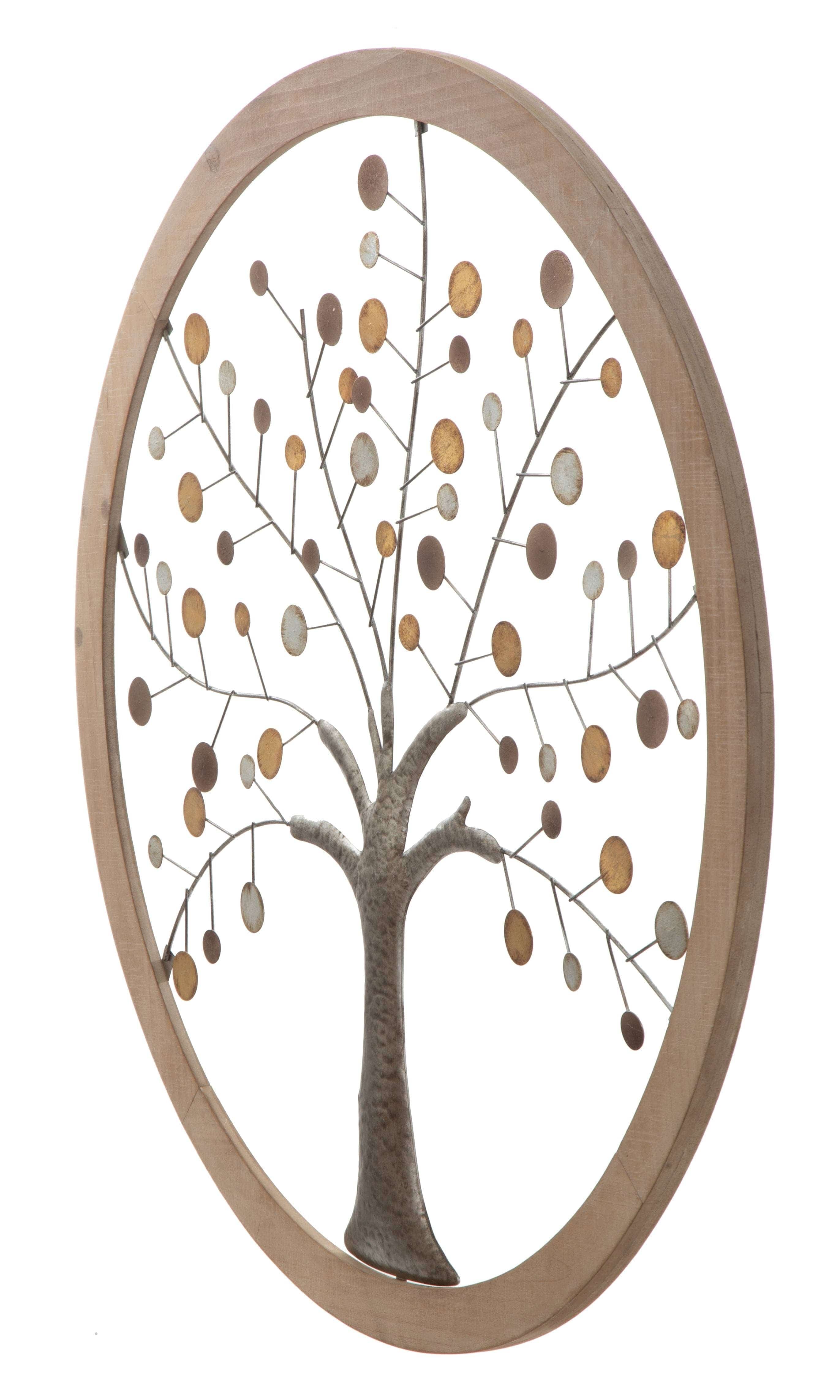 Pannello Da Muro Albero Della Vita Mirror New cm Ø 80x2 (2)