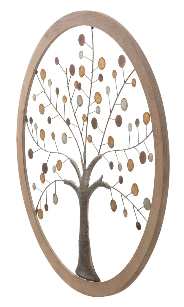 Pannello Da Muro Albero Della Vita Mirror New cm Ø 80x2 (2)