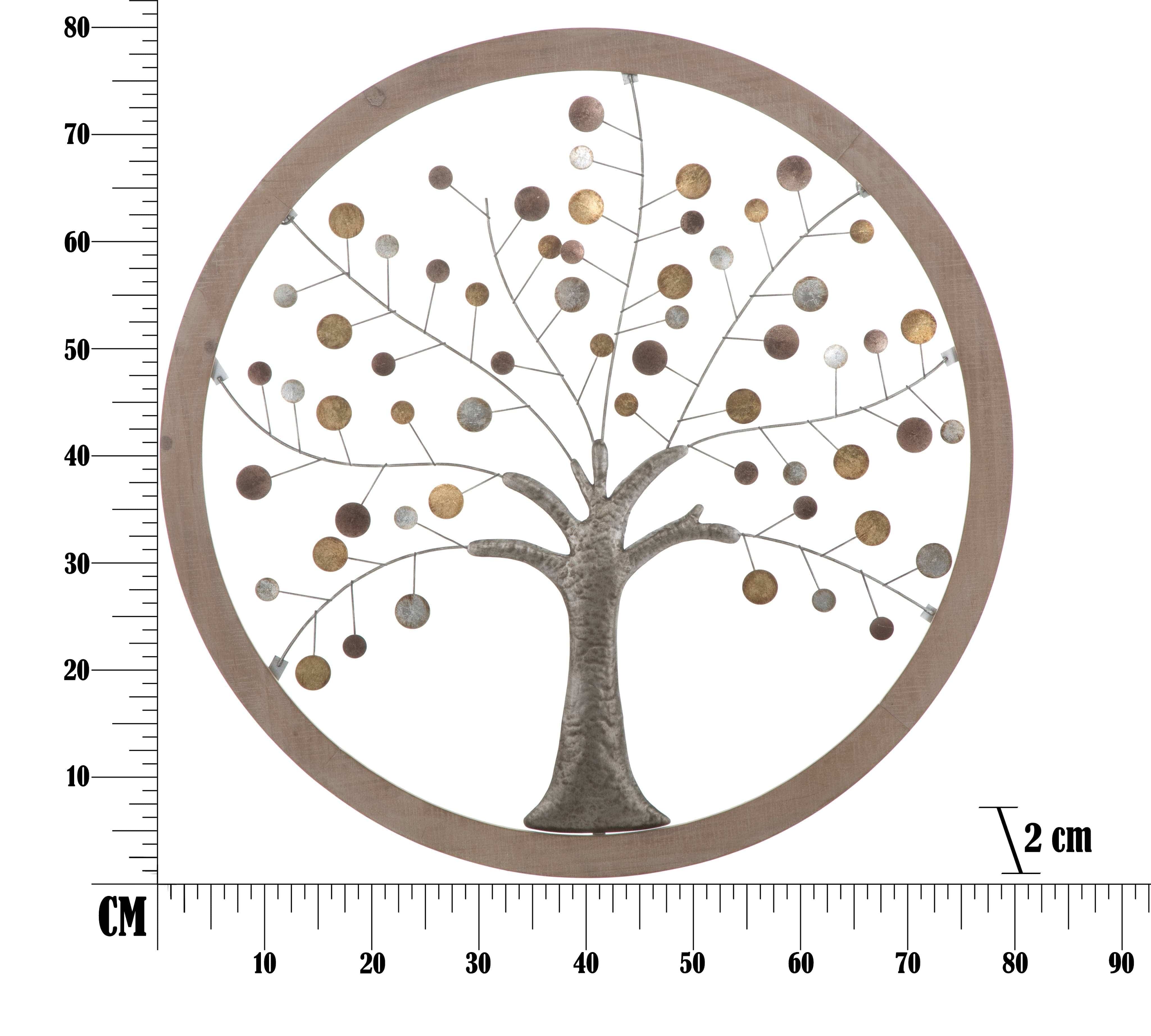 Pannello Da Muro Albero Della Vita Mirror New cm Ø 80x2 (8)