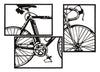 Pannello Da Muro Bike Set 3Pz cm 40x1,3x60 (Singolo Pz)