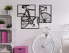Pannello Da Muro Bike Set 3Pz cm 40x1,3x60 (Singolo Pz) (4)
