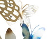 Pannello Da Muro Butterflies Oro/Celeste C cm 59,5x4x111,5 (3)