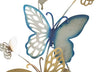Pannello Da Muro Butterflies Oro/Celeste C cm 59,5x4x111,5 (4)