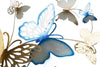 Pannello Da Muro Butterflies Oro/Celeste cm 132x3,5x95,5 (4)