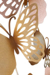 Pannello Da Muro Butterflies Oro/Rosa C cm 59,5x4x111,5 (1)