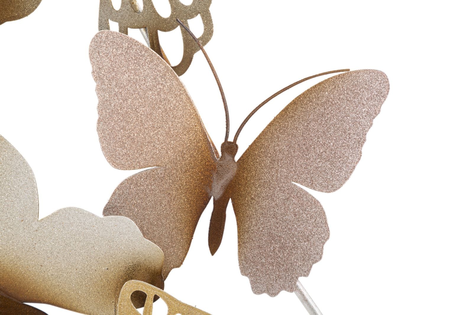 Pannello Da Muro Butterflies Oro/Rosa C cm 59,5x4x111,5 (2)