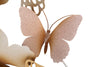 Pannello Da Muro Butterflies Oro/Rosa C cm 59,5x4x111,5 (2)