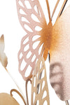 Pannello Da Muro Butterflies Oro/Rosa C cm 59,5x4x111,5 (3)