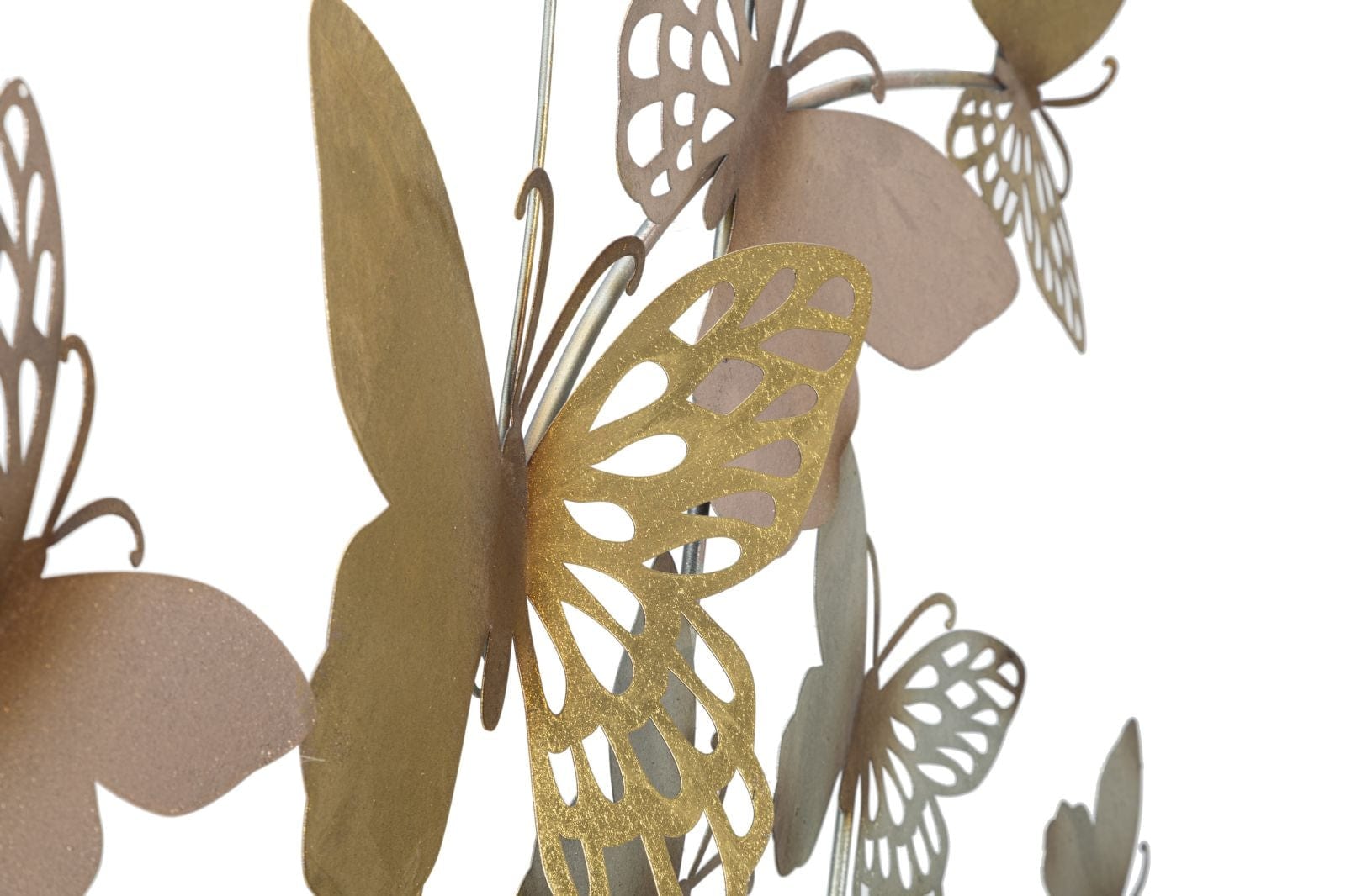 Pannello Da Muro Butterflies Oro/Rosa cm 132x3,5x95,5 (2)