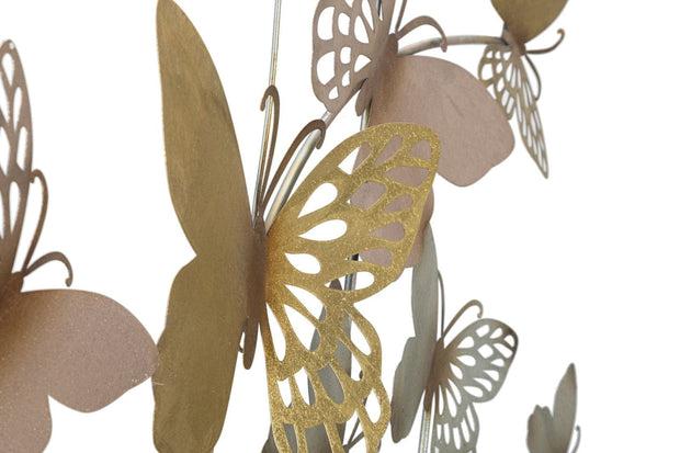 Pannello Da Muro Butterflies Oro/Rosa cm 132x3,5x95,5 (2)