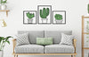 Pannello Da Muro Cactus Set 3Pz 33x1,3x46,5-33x1,3x33 (4)