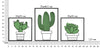 Pannello Da Muro Cactus Set 3Pz 33x1,3x46,5-33x1,3x33 (5)