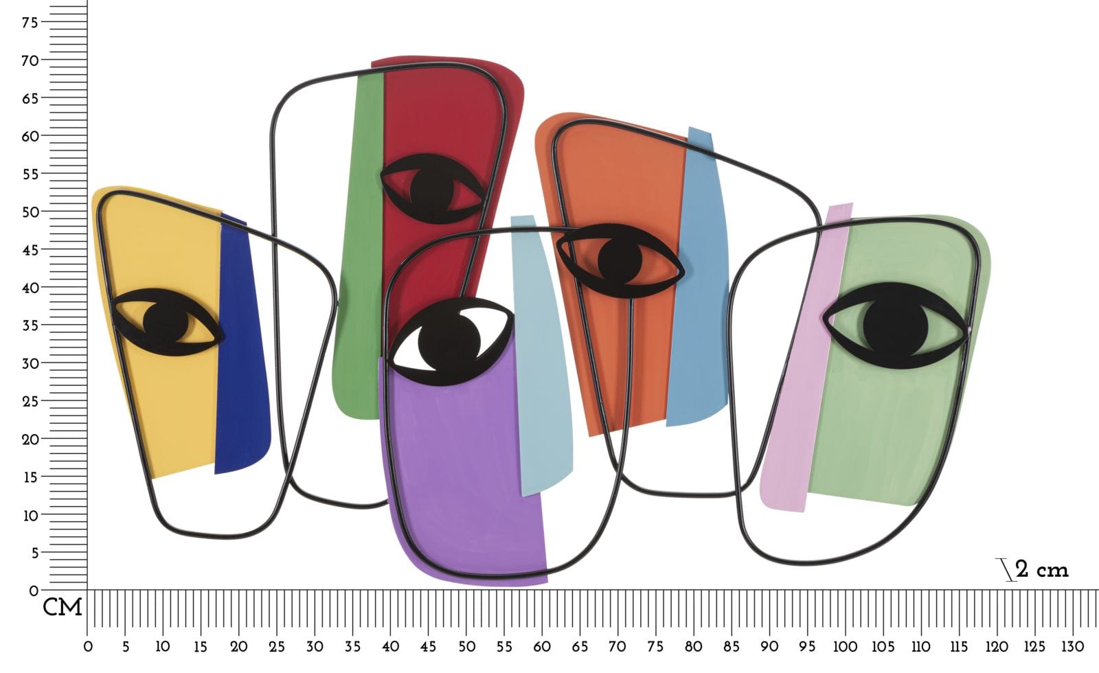 Pannello Da Muro Eyes -B- cm 120x2x72 (5)
