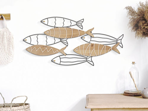Pannello Da Muro Fish cm 60x2x30