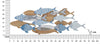 Pannello Da Muro Fish Sea cm 91x3x33,5 (5)