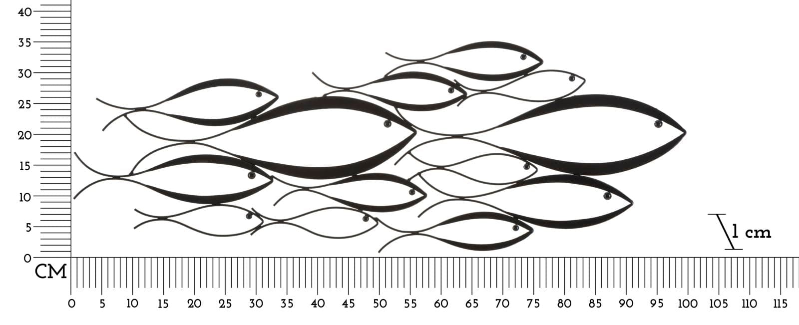 Pannello Da Muro Fishy cm 100x1x35 (5)