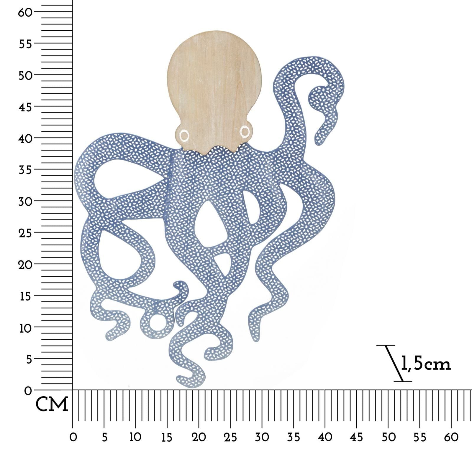 Pannello Da Muro Octopus cm 41x1,5x57 (5)