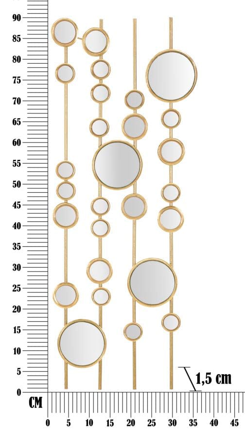 Pannello Da Muro Small Mirrors cm 35,5x1,5x90 (5)