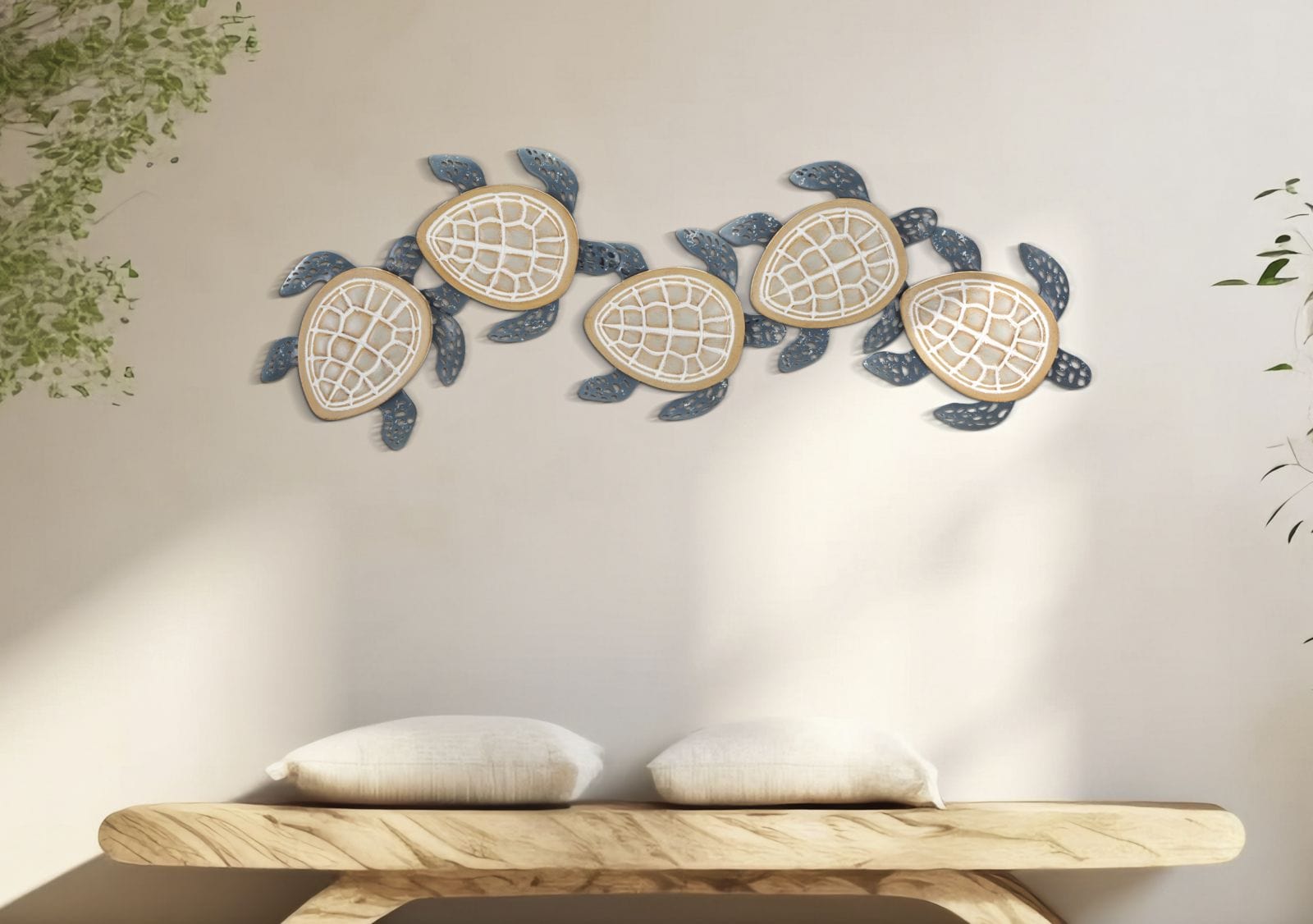 Pannello Da Muro Tartarughe cm 111,5x6,3x43 (4)