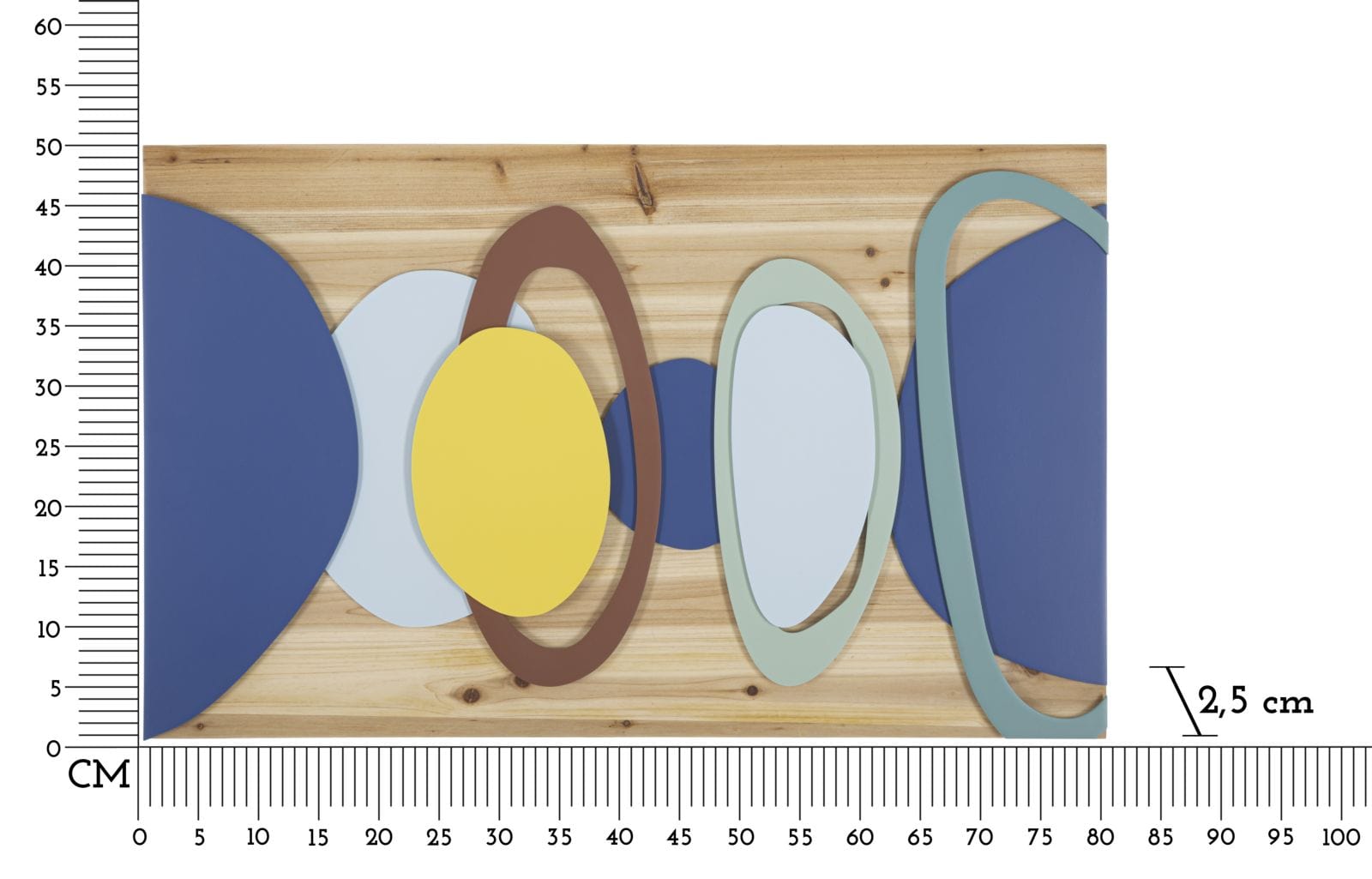 Pannello Da Muro Wood Color cm 80x2,5x50 (5)