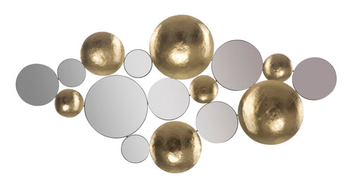 Pannello Gold Mirror Glam cm 118x2,5x60