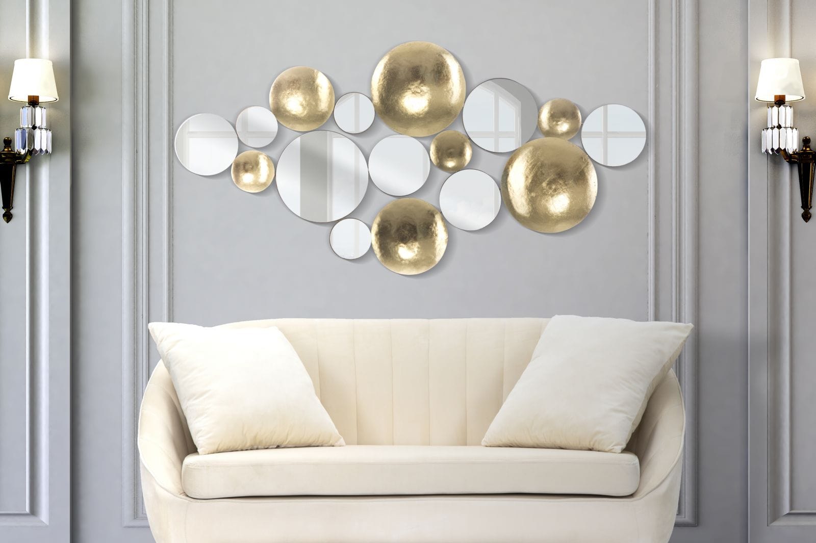 Pannello Gold Mirror Glam cm 118x2,5x60 (5)
